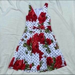 Jessica Simpson Floral Fit & Flare Cocktail Dress